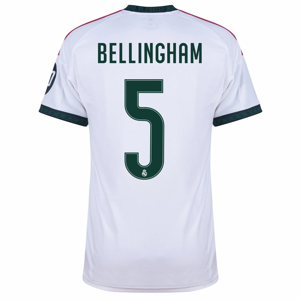 26/27 Real Madrid Bellingham Home Jersey product image 2, provided for visual reference and product detail review