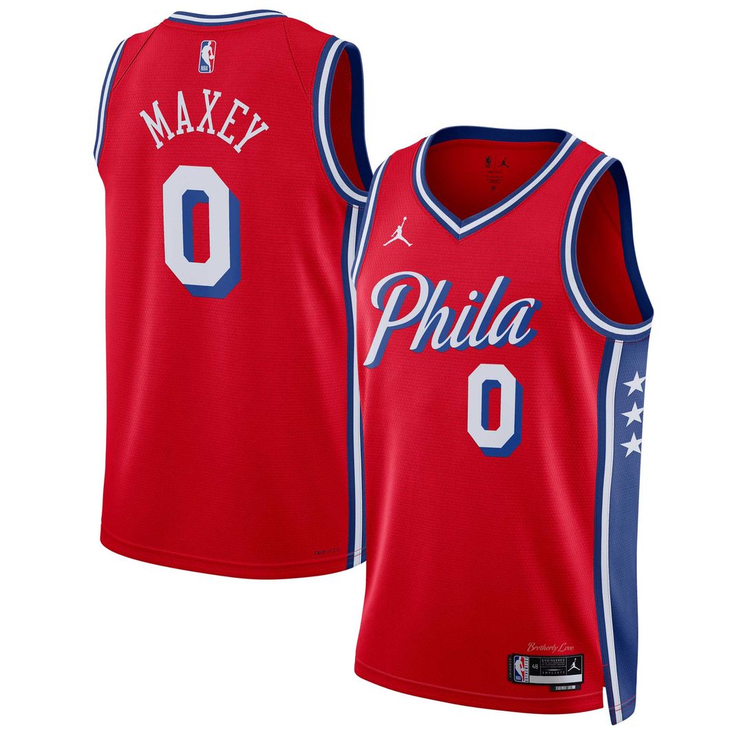 Philadelphia 76ers Tyrese Maxey Jordan Brand Unisex product image 1