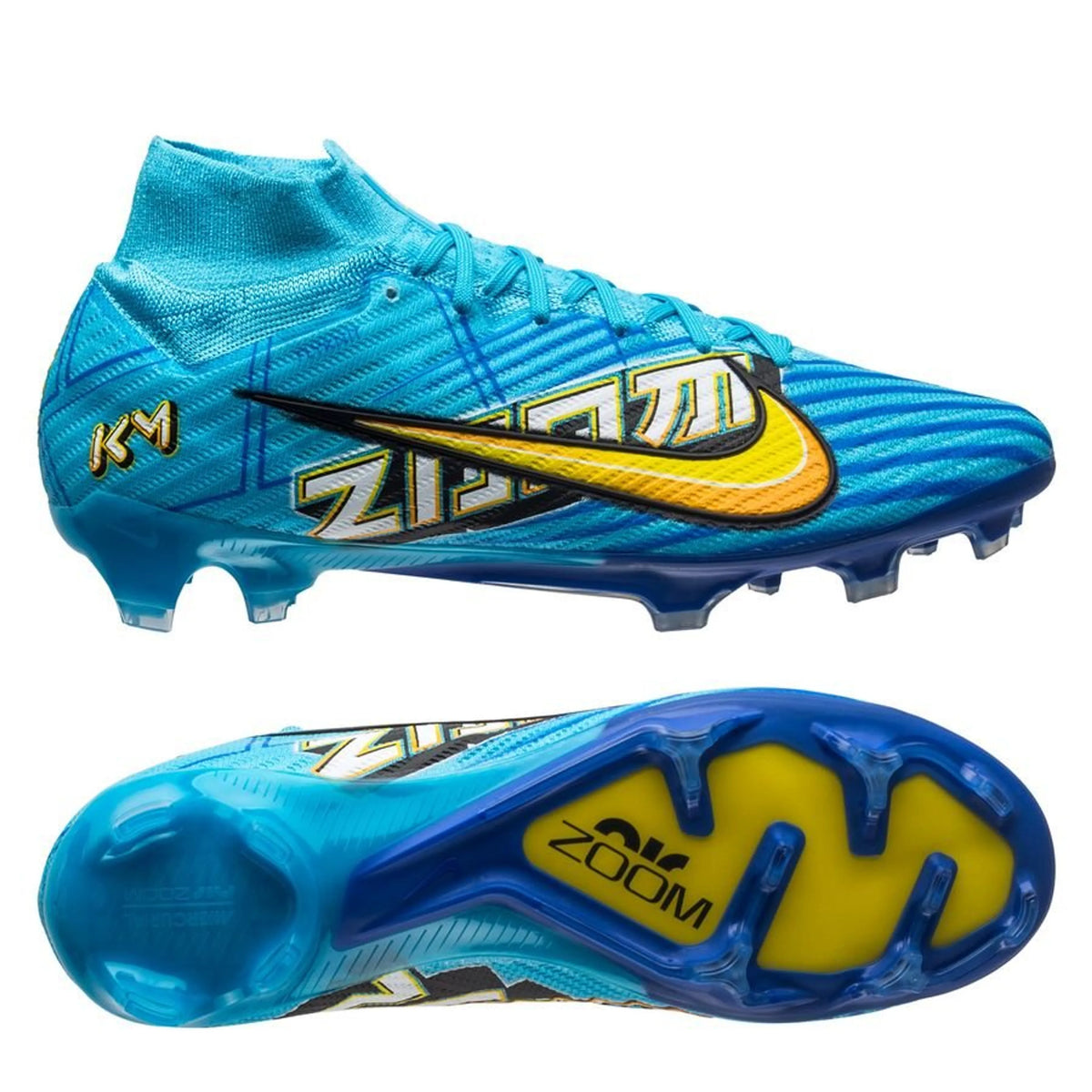 Nike Superfly 9 Elite Km Fg 'Baltic Blue' product image 1, provided for visual reference and product detail review