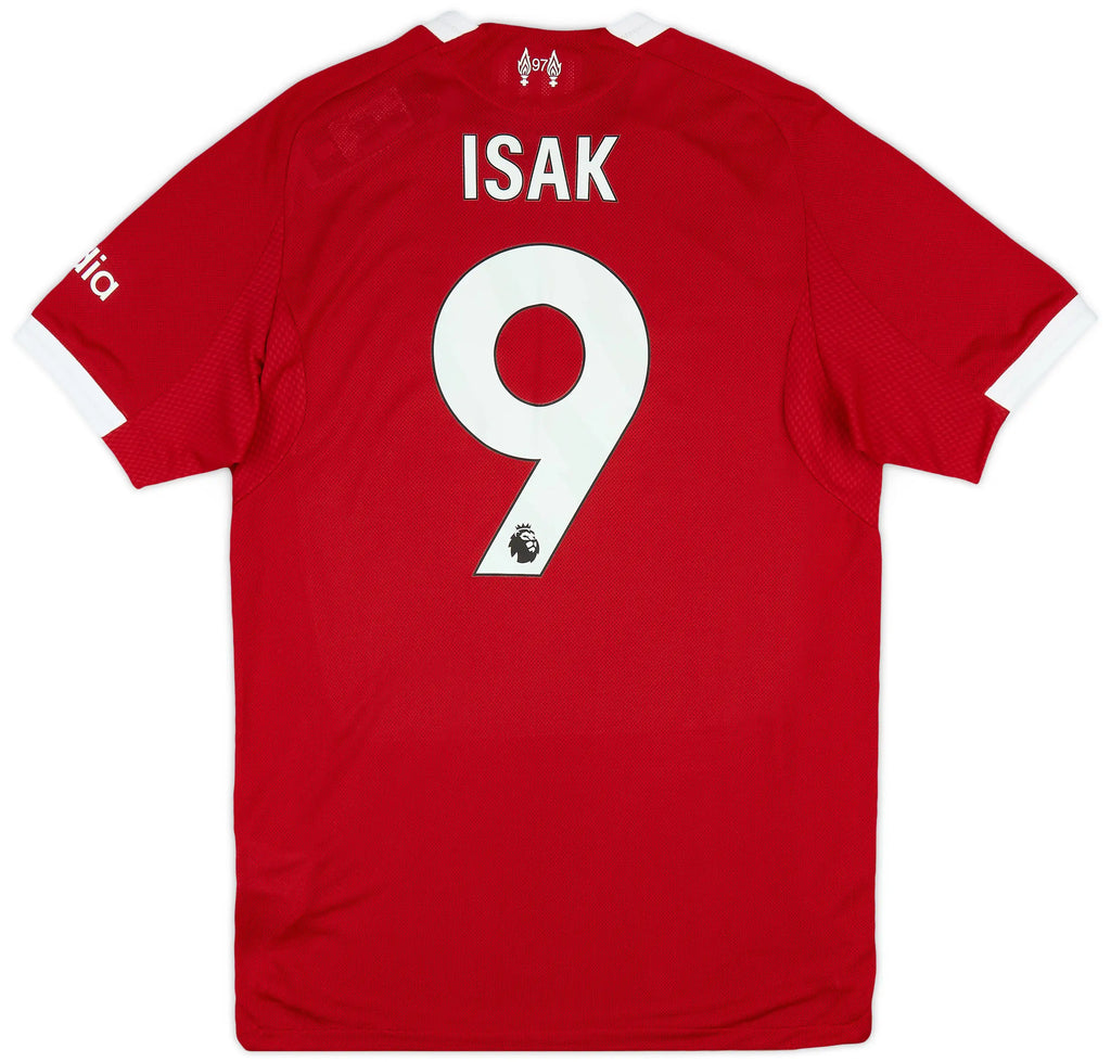 25/26 Liverpool Home Isak Jersey product image 1, provided for visual reference and product detail review