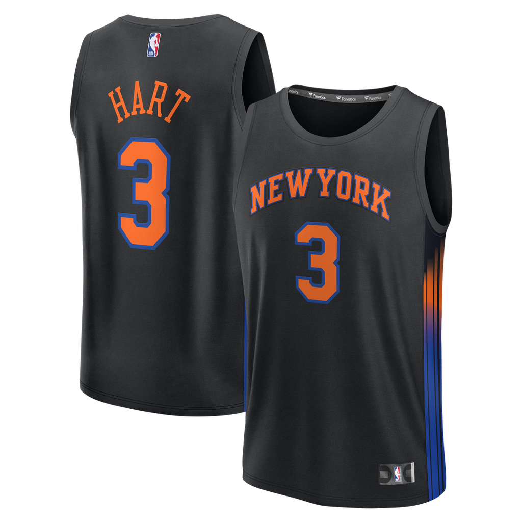 New York Knicks Josh Hart Fanatics Youth Fast Break Jersey product image 1