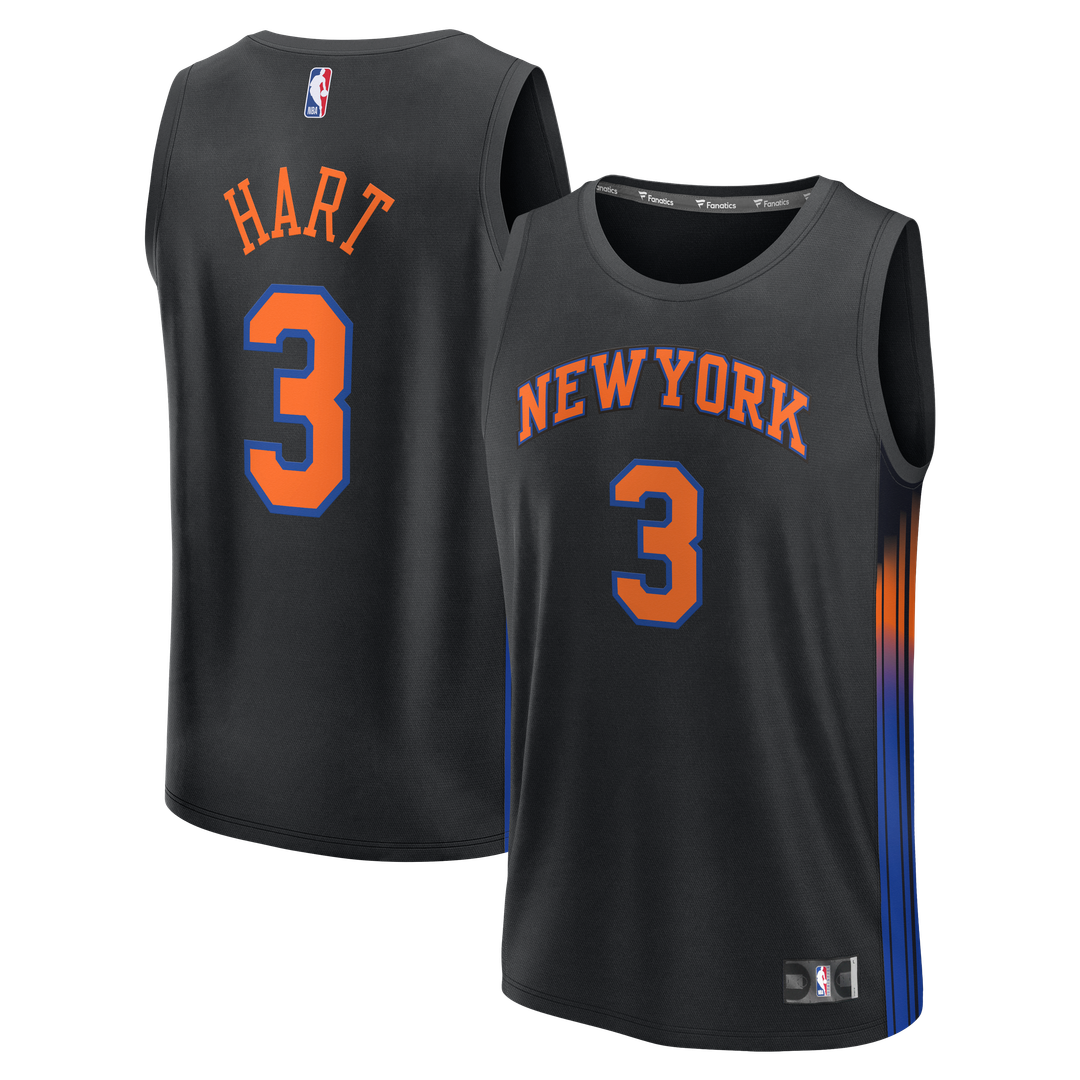 New York Knicks Josh Hart Fanatics Youth Fast Break Jersey product image 1