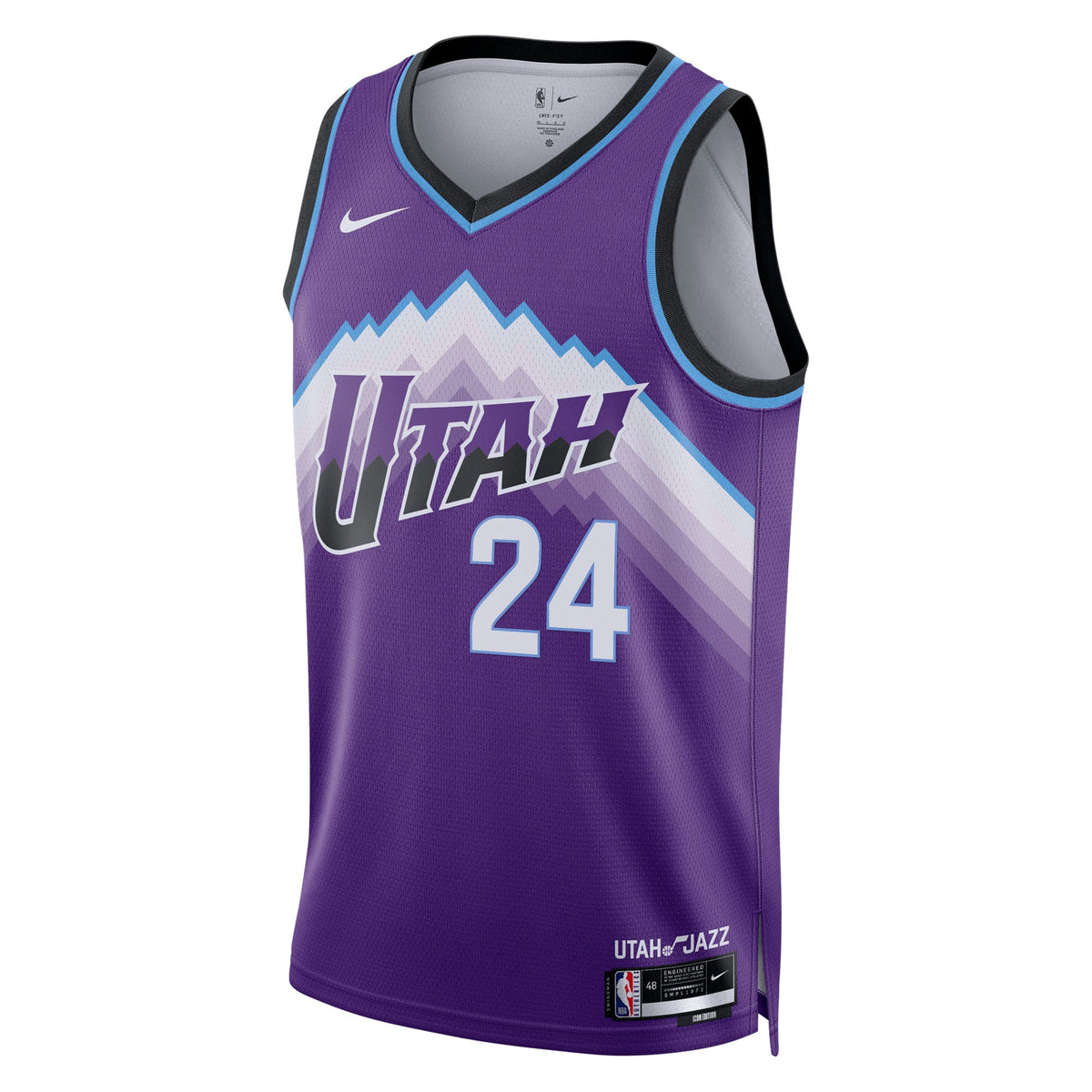 Walker Kessler Utah Jazz Icon Edition Replica Swingman Jersey - Purple - Youth product image 3, provided for visual