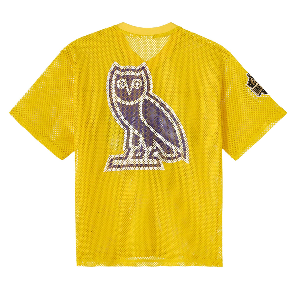 Los Angeles Lakers OVO Mesh Football Jersey - Mens product image 4, provided for visual reference and product detail review