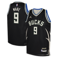 Kel'el Ware Milwaukee Bucks Statement Edition Swingman Jersey - Hunter Green - Youth product image 1, provided for visual