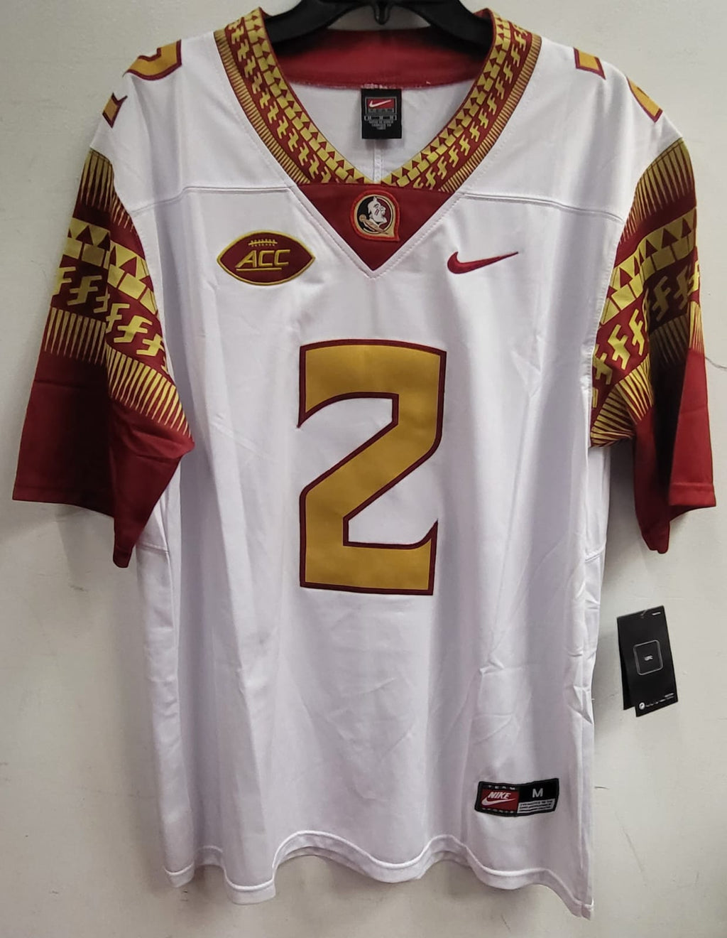Deion Sanders Florida State Seminoles Jersey White gold product image 3