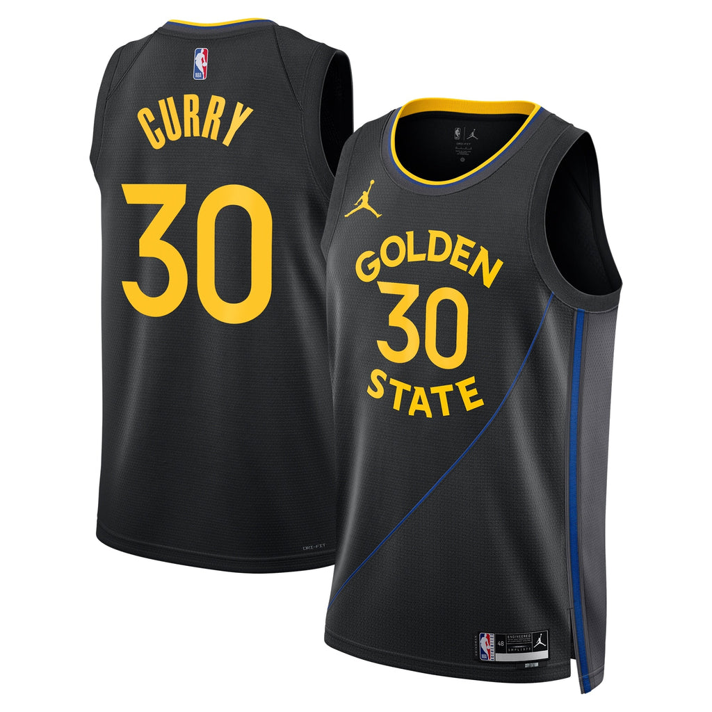Stephen Curry Golden State Warriors 2024/25 Statement Edition Swingman Jersey - Black - Unisex product image 2, provided for