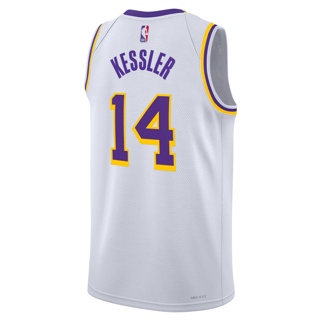 Walker Kessler Los Angeles Lakers Association Edition Swingman Jersey - White - Unisex product image 4, provided for visual