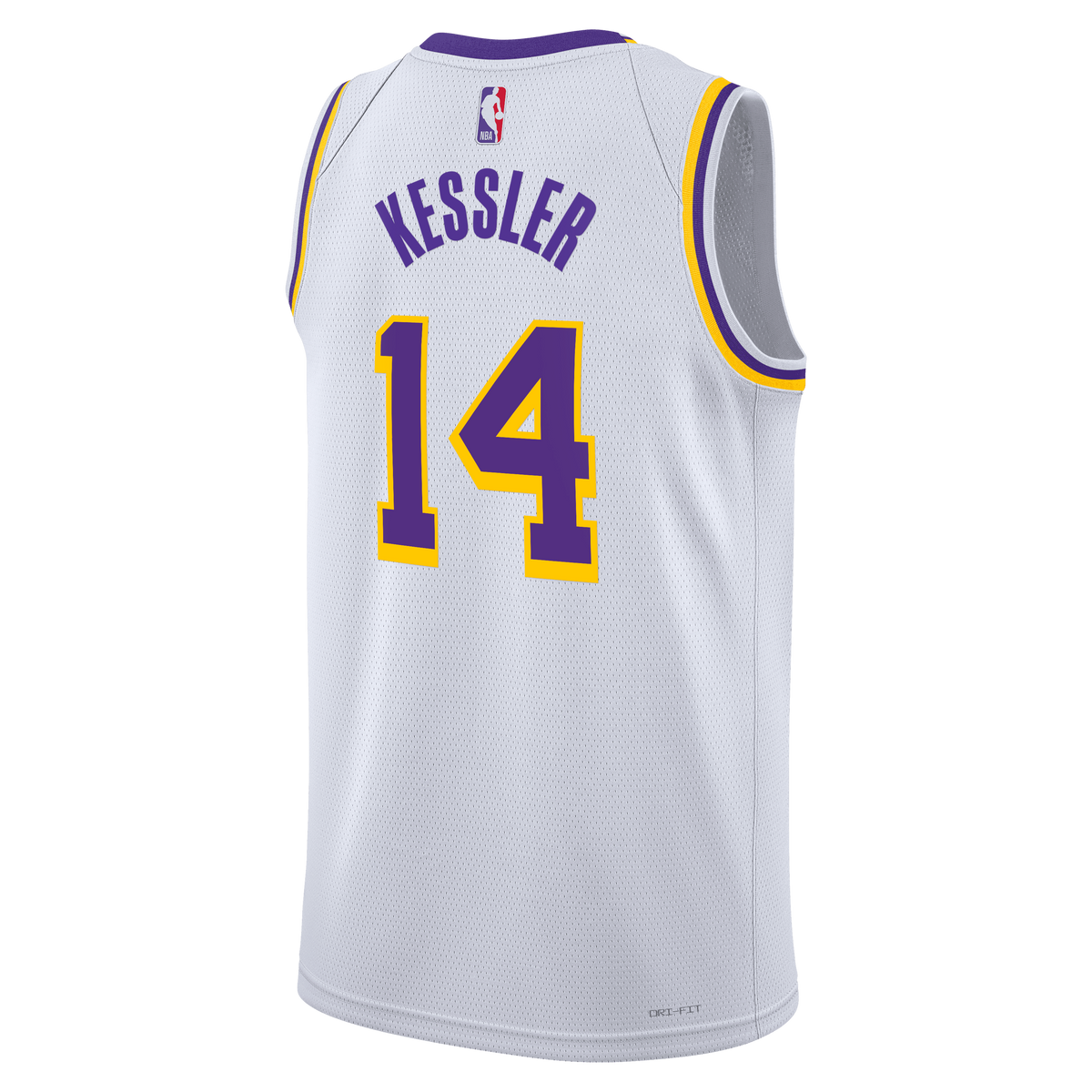 Walker Kessler Los Angeles Lakers Association Edition Swingman Jersey - White - Unisex product image 4, provided for visual