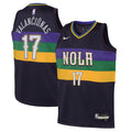 Jonas Valanciunas New Orleans Pelicans City Edition Swingman Jersey - Purple - Youth product image 1, provided for visual