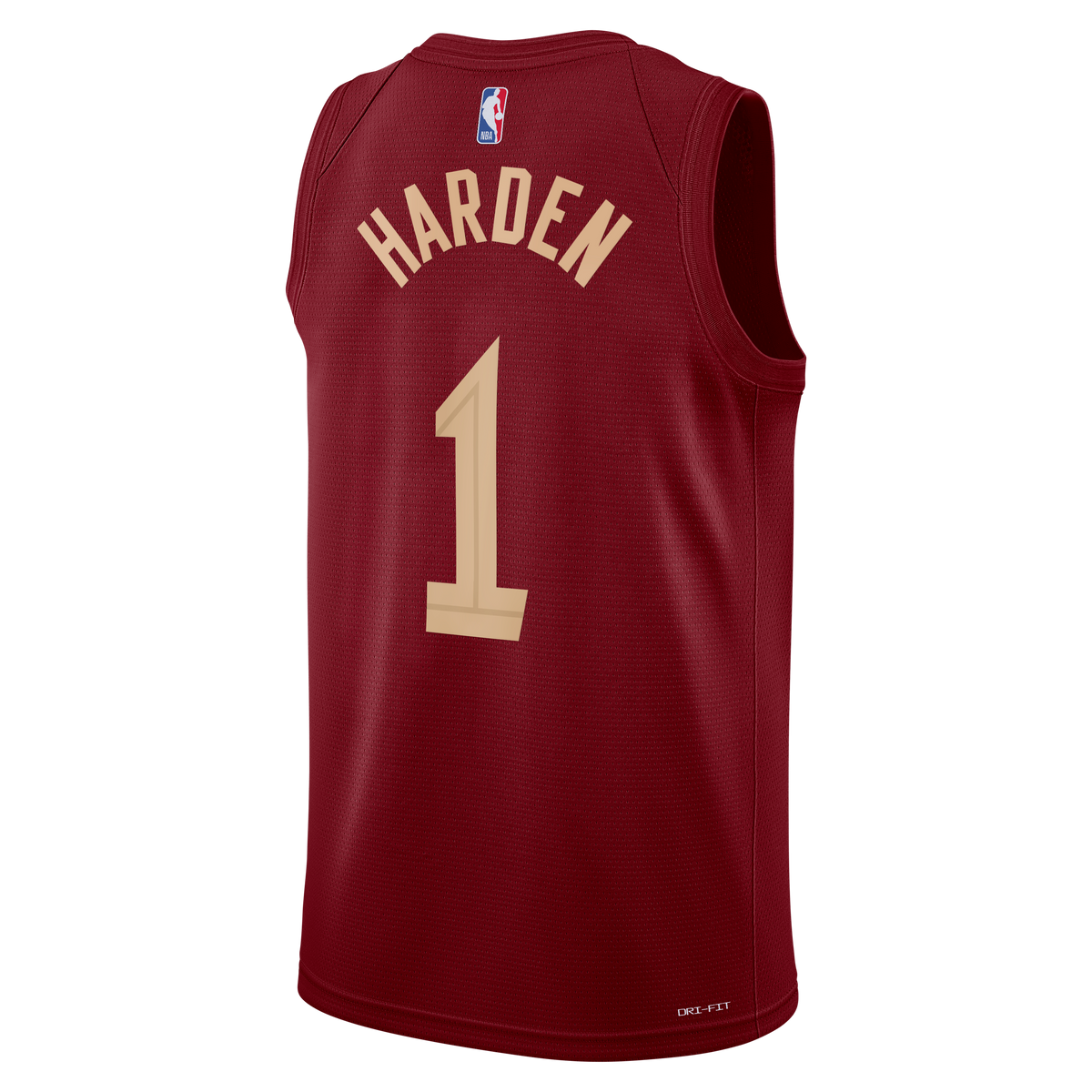 James Harden Cleveland Cavaliers Icon Edition Swingman Jersey - Wine - Unisex product image 4, provided for visual reference