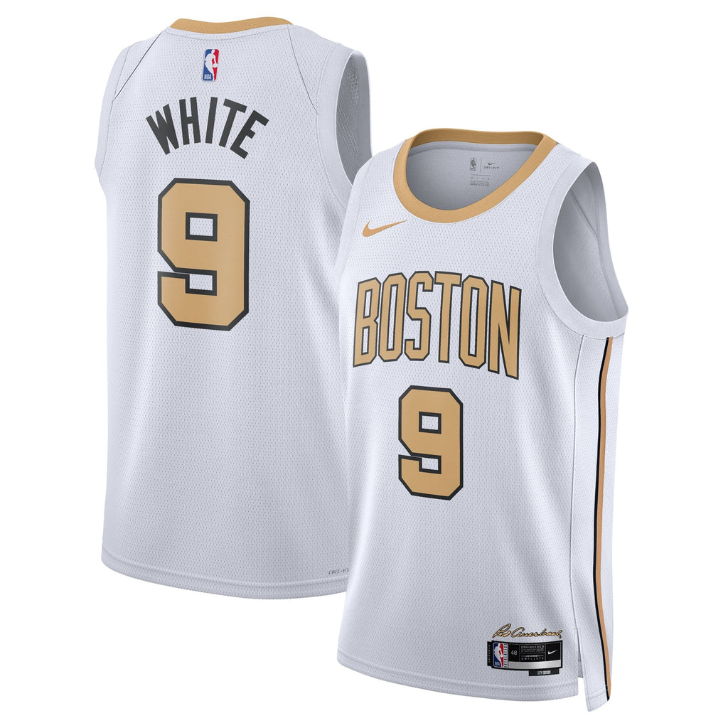 Derrick White Boston Celtics 2025/26 City Edition Swingman Jersey - White - Unisex product image 2, provided for visual