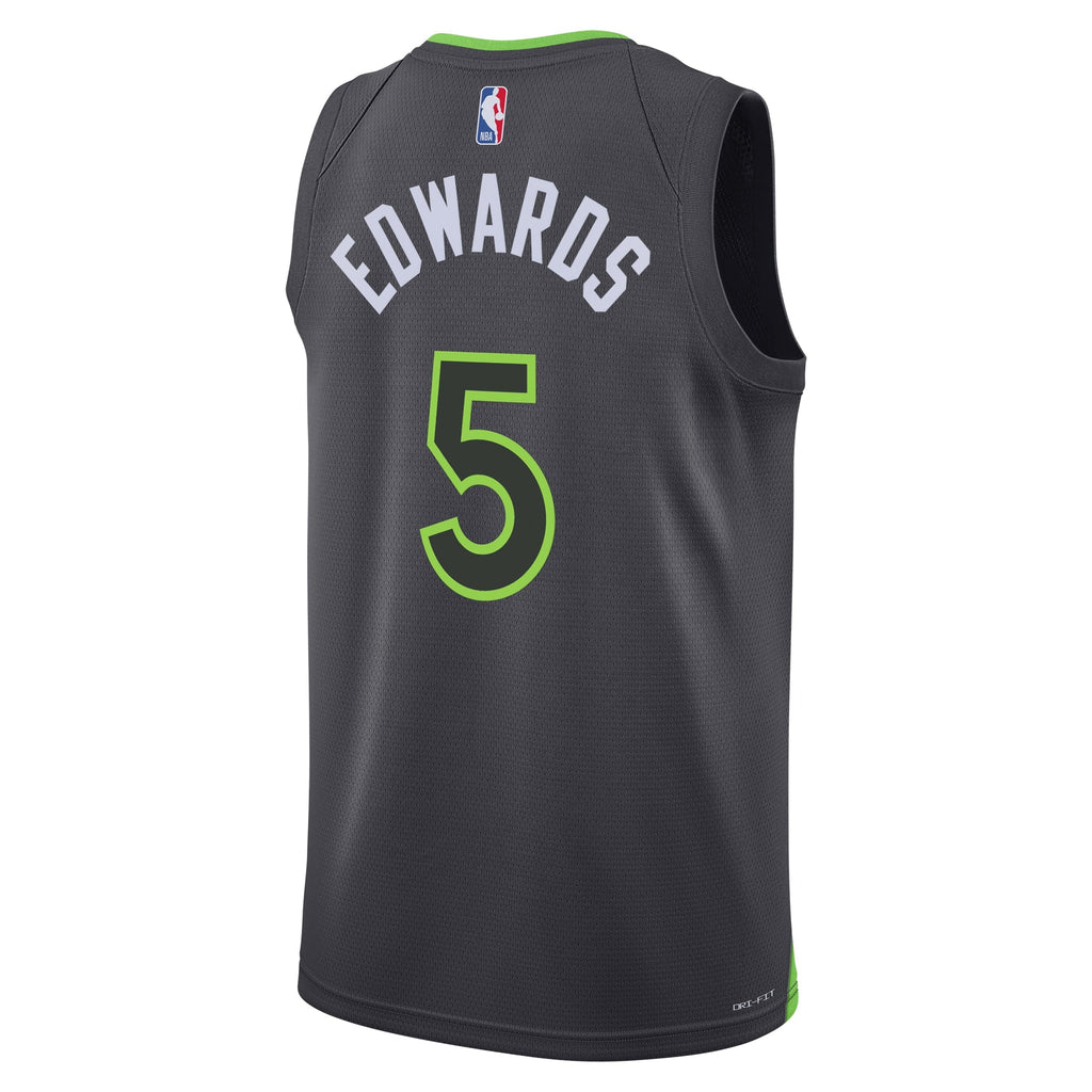 Anthony Edwards Minnesota Timberwolves Statement Edition Swingman Jersey - Gray - Unisex product image 4, provided for