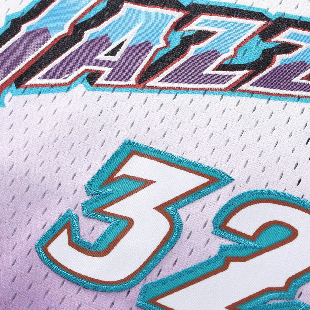 Karl Malone Utah Jazz Swingman Road Jersey - Youth product image 5, provided for visual reference and product detail review