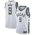 Kel'el Ware Milwaukee Bucks Association Edition Swingman Jersey - White - Youth product image 1, provided for visual