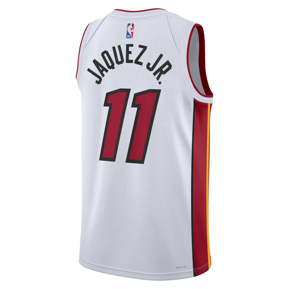 Jaime Jaquez Jr. Miami Heat Association Edition Swingman Jersey - White - Unisex product image 4, provided for visual