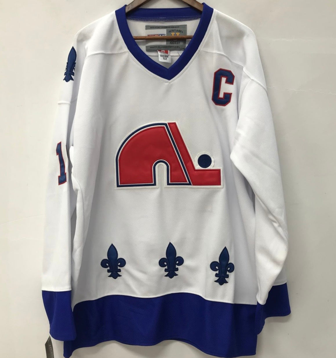 Joe Sakic Quebec Nordiques Official NHL CCM jersey white product image 2