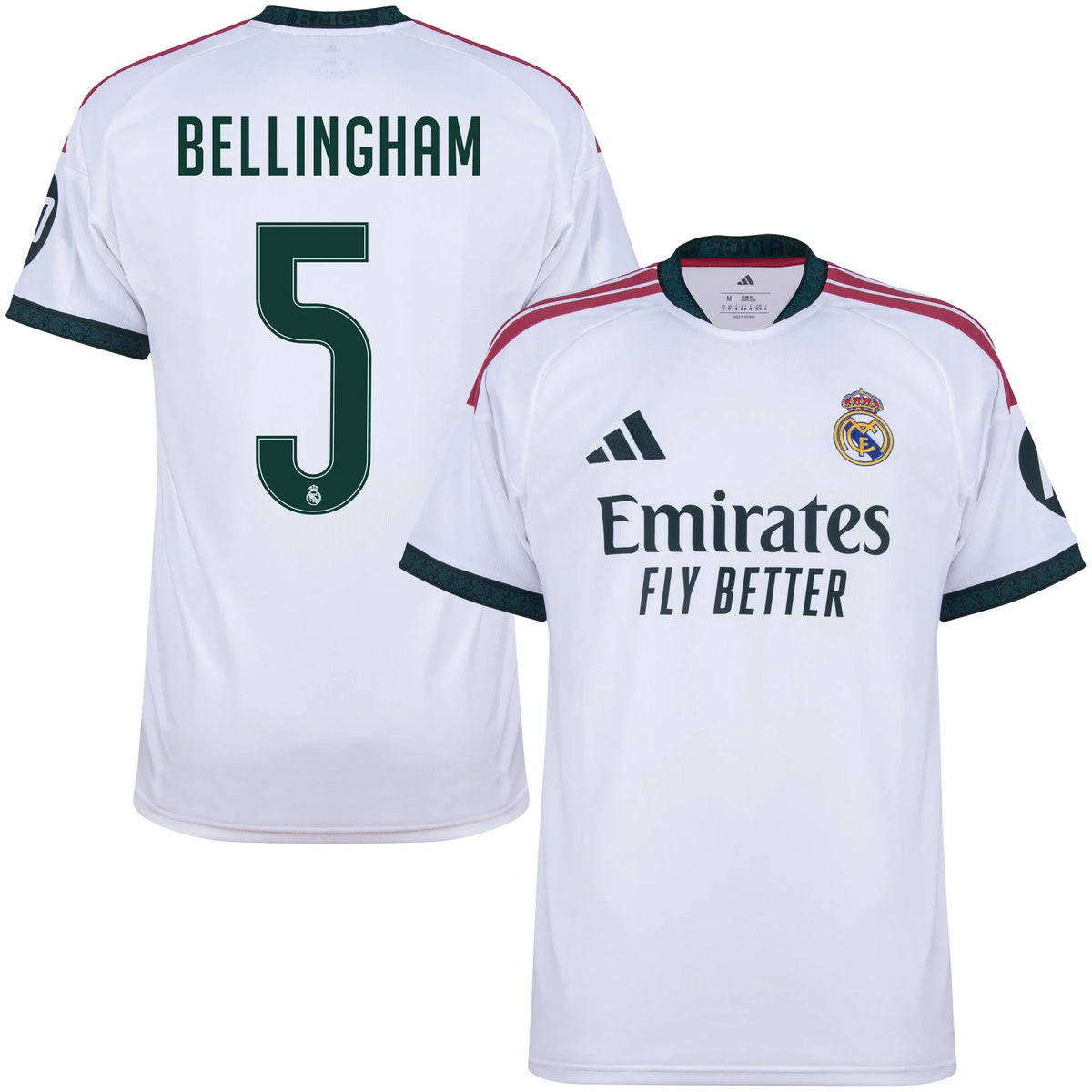 26/27 Real Madrid Bellingham Home Jersey product image 1, provided for visual reference and product detail review