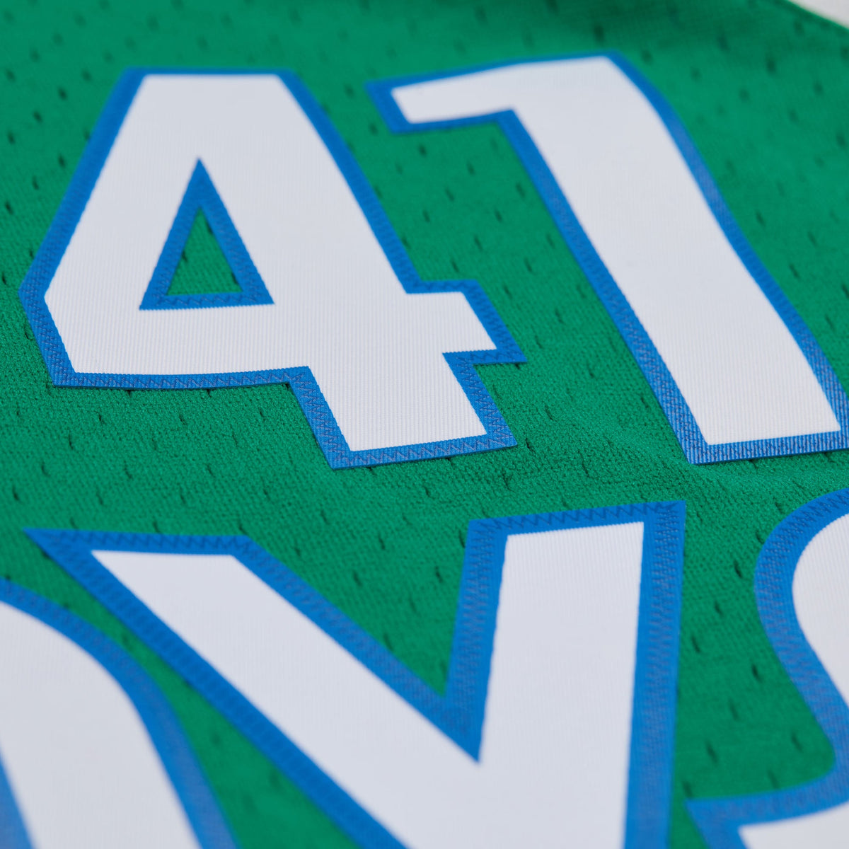 Dirk Nowitzki Dallas Mavericks 2004 Swingman Jersey product image 6, provided for visual reference and product detail review