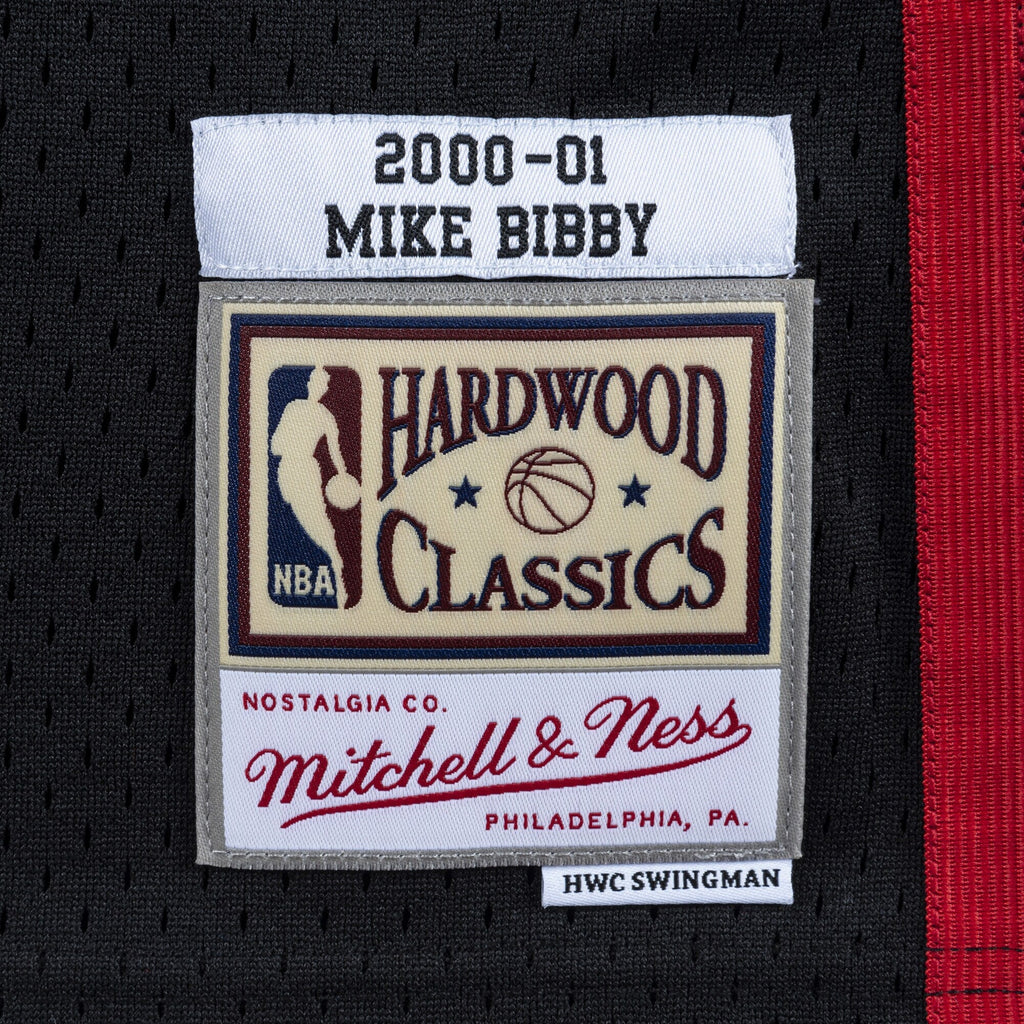 Mike Bibby Vancouver Grizzlies 2000 Authentic Swingman Jersey - Black product image 5, provided for visual reference and