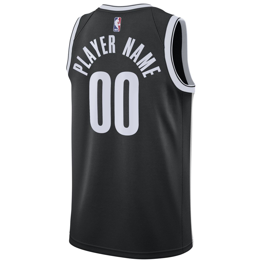 Brooklyn Nets Nike 2020/21 Swingman Custom Jersey - Icon product image 3