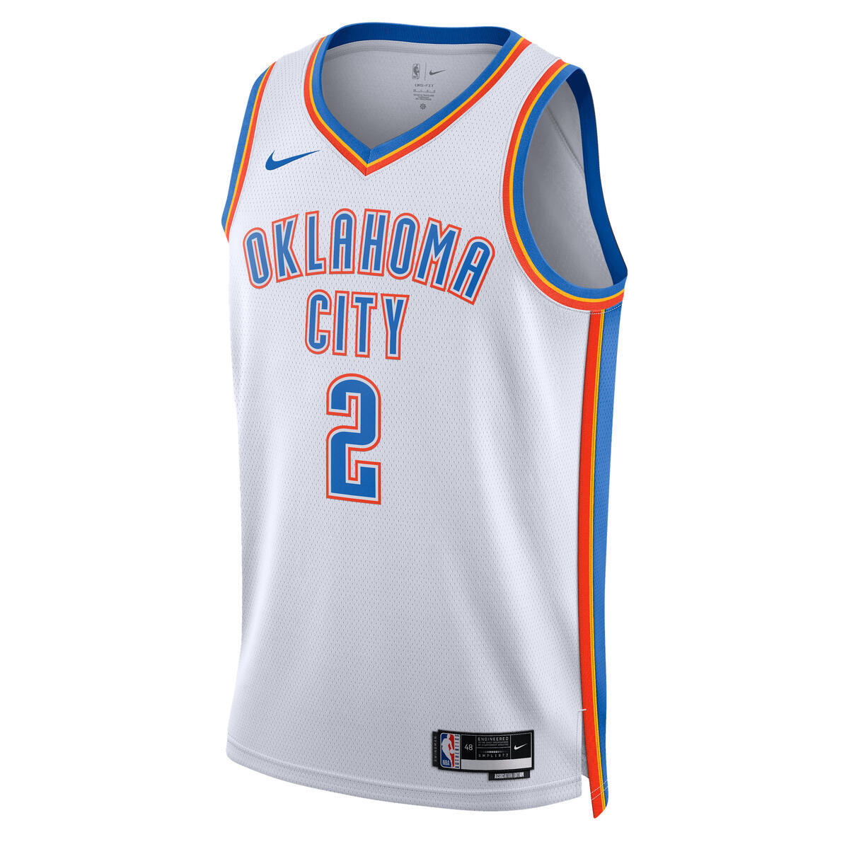 Shai Gilgeous-Alexander Oklahoma City Thunder Swingman Association Jersey - Unisex product image 3, provided for visual