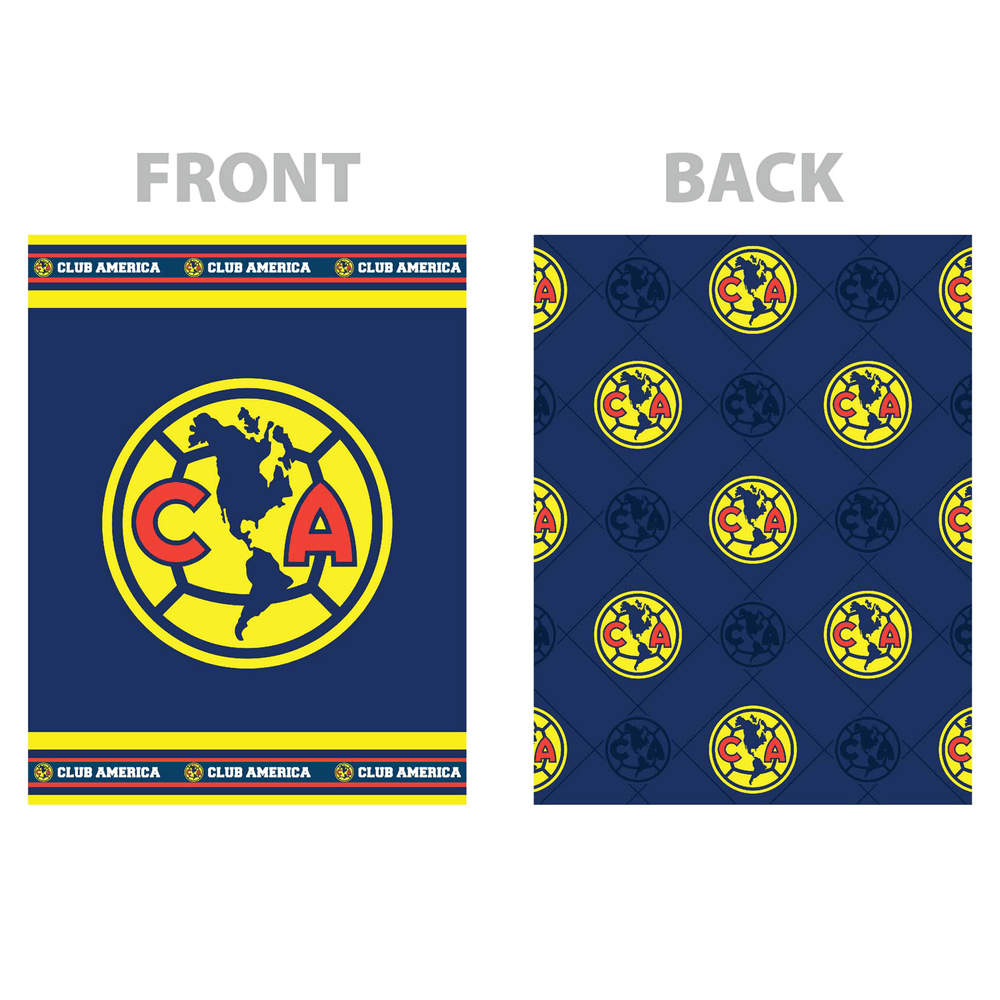 Club America Cloud Soft Reversible Baby Size Blanket product image 1, provided for visual reference and product detail review