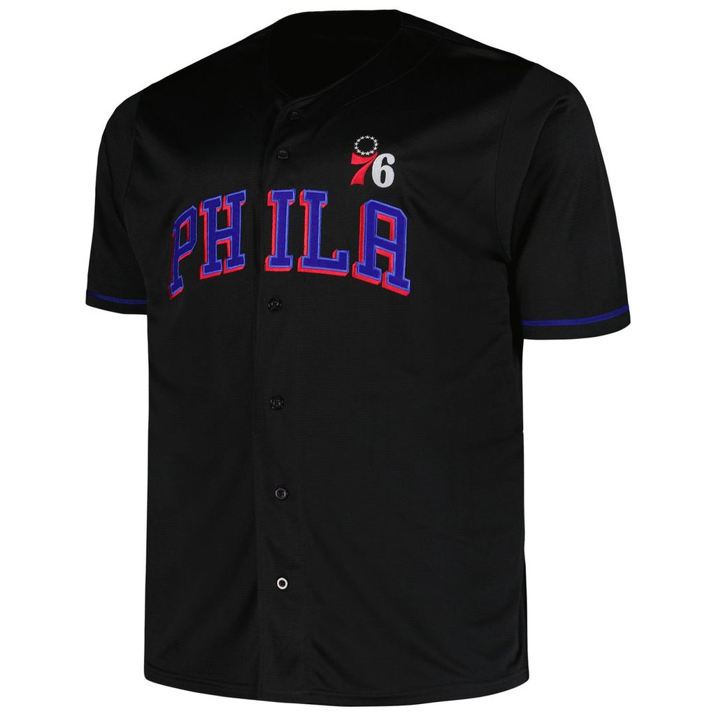 Philadelphia 76ers Profile Big & Tall Pop Jersey - Black product image 2