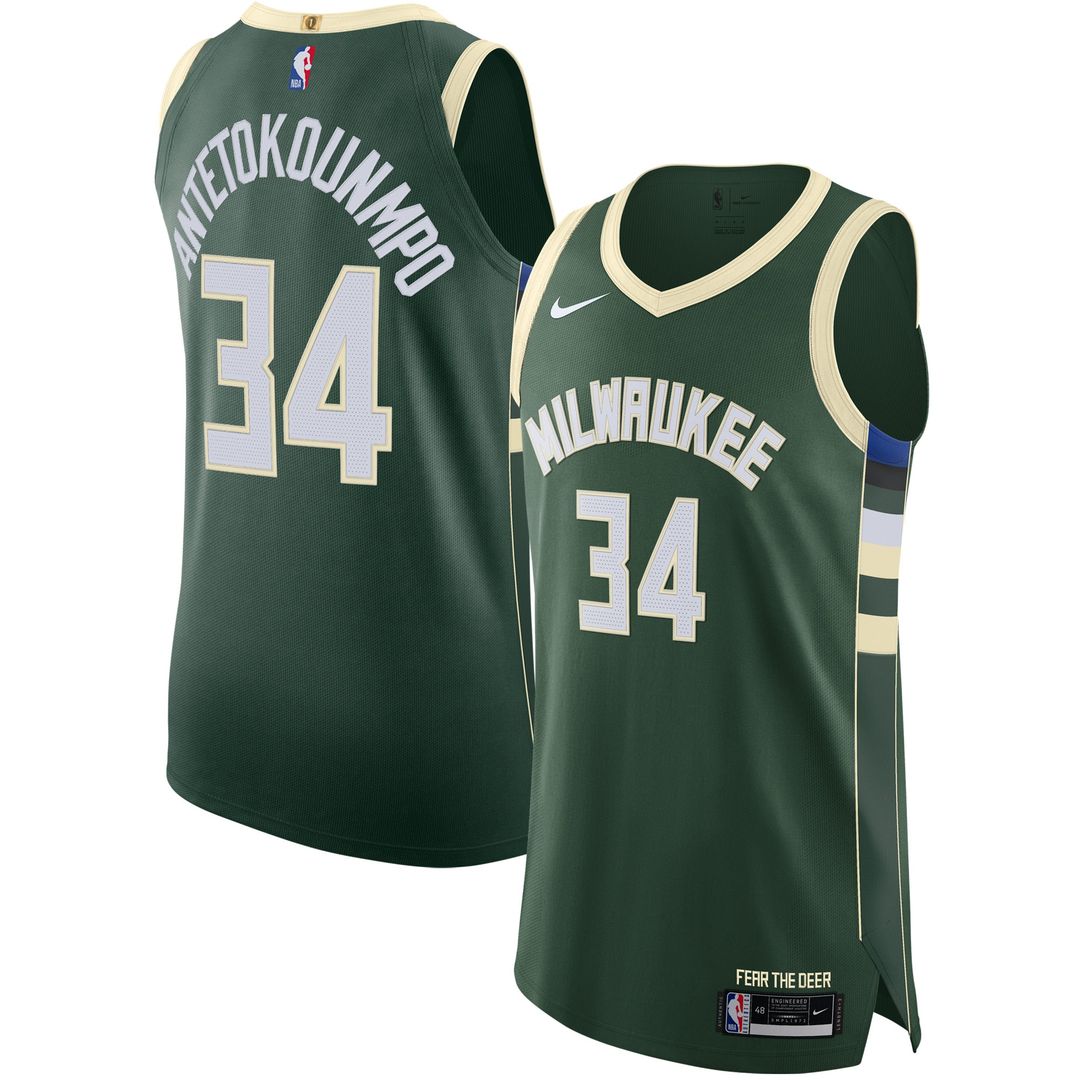 Milwaukee Bucks Giannis Antetokounmpo Nike Authentic Jersey product image 1