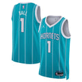 LaMelo Ball Charlotte Hornets Icon Edition Swingman Jersey - Teal - Unisex product image 1, provided for visual reference