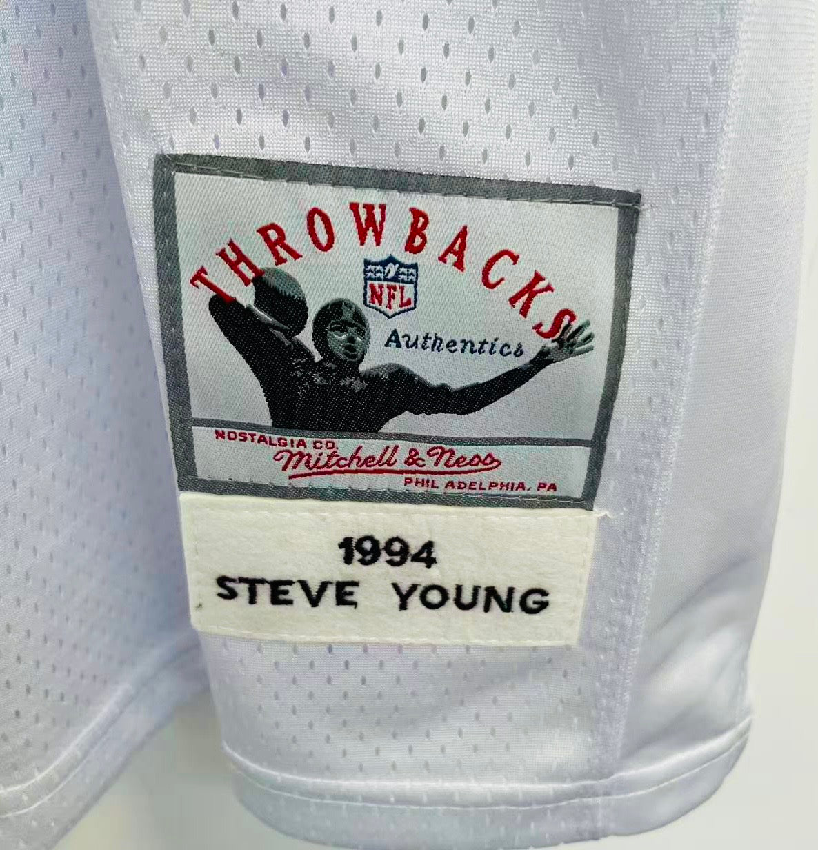 Steve Young San Francisco 49ers Jersey Mitchell & Ness White product image 3
