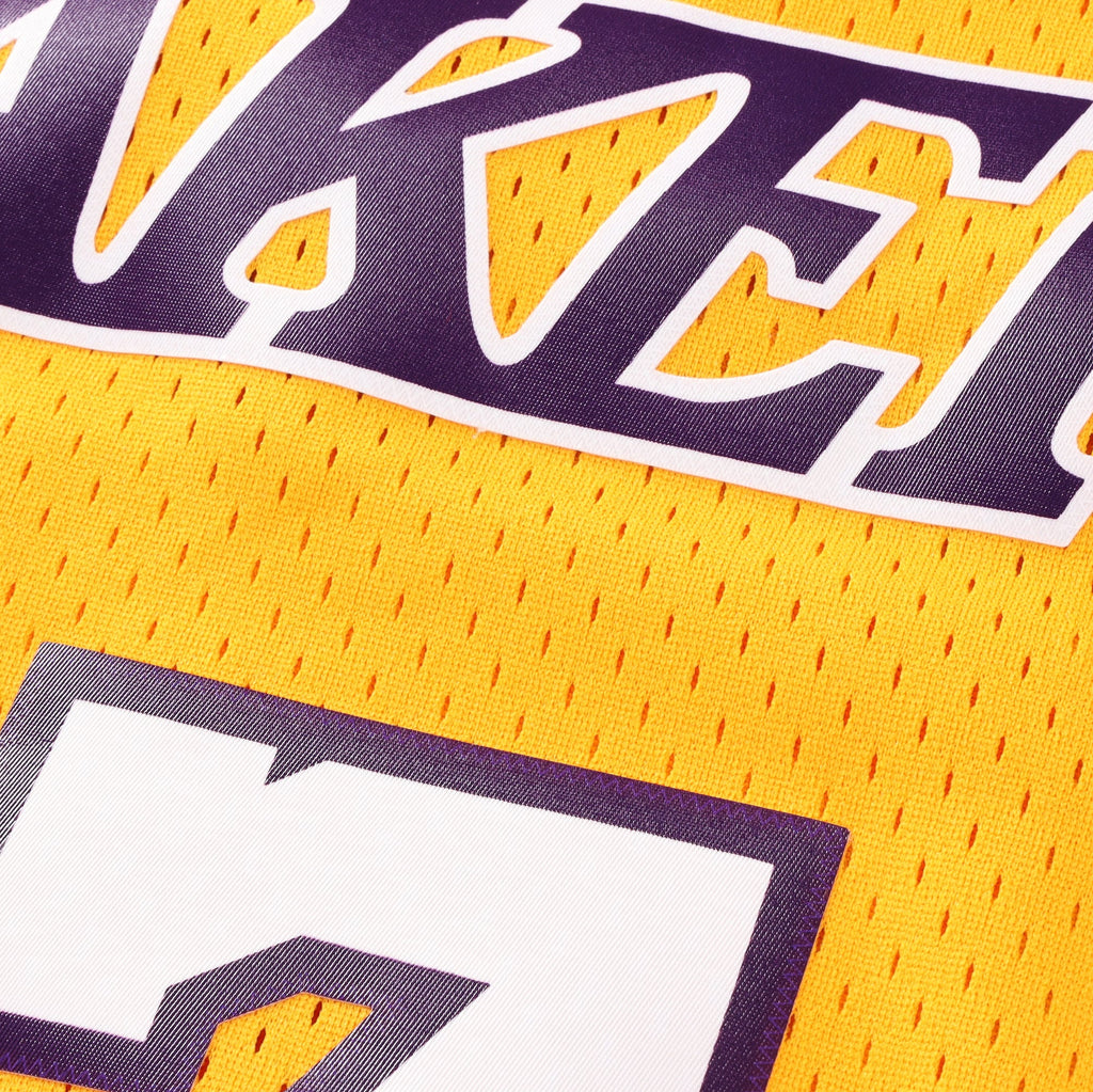 Lamar Odom Los Angeles Lakers Swingman Jersey product image 5, provided for visual reference and product detail review