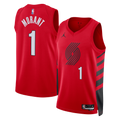 Ja Morant Portland Trail Blazers Statement Edition Swingman Jersey - Red - Unisex product image 1, provided for visual
