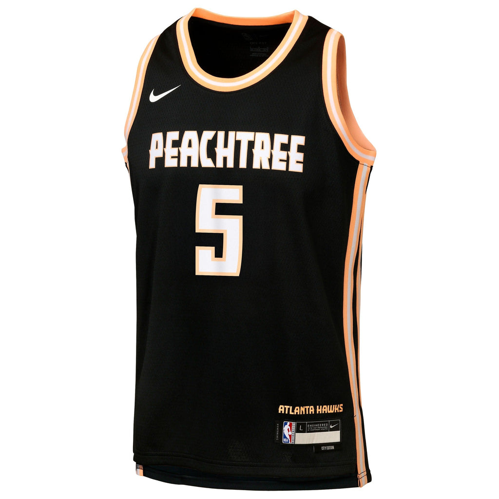Dyson Daniels Atlanta Hawks 2025/26 City Edition Swingman Jersey - Black - Youth product image 3, provided for visual