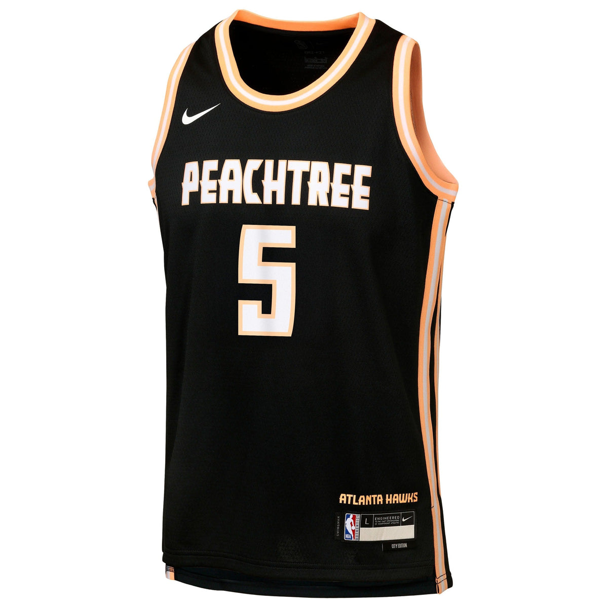Dyson Daniels Atlanta Hawks 2025/26 City Edition Swingman Jersey - Black - Youth product image 3, provided for visual