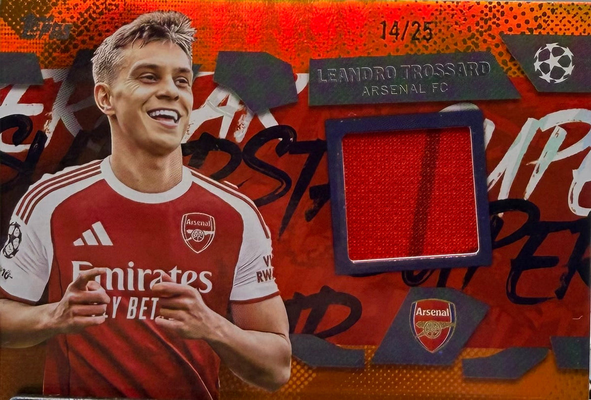 2025-26 Topps Flagship Ucc Trossard Patch #/25 product image 1, provided for visual reference and product detail review