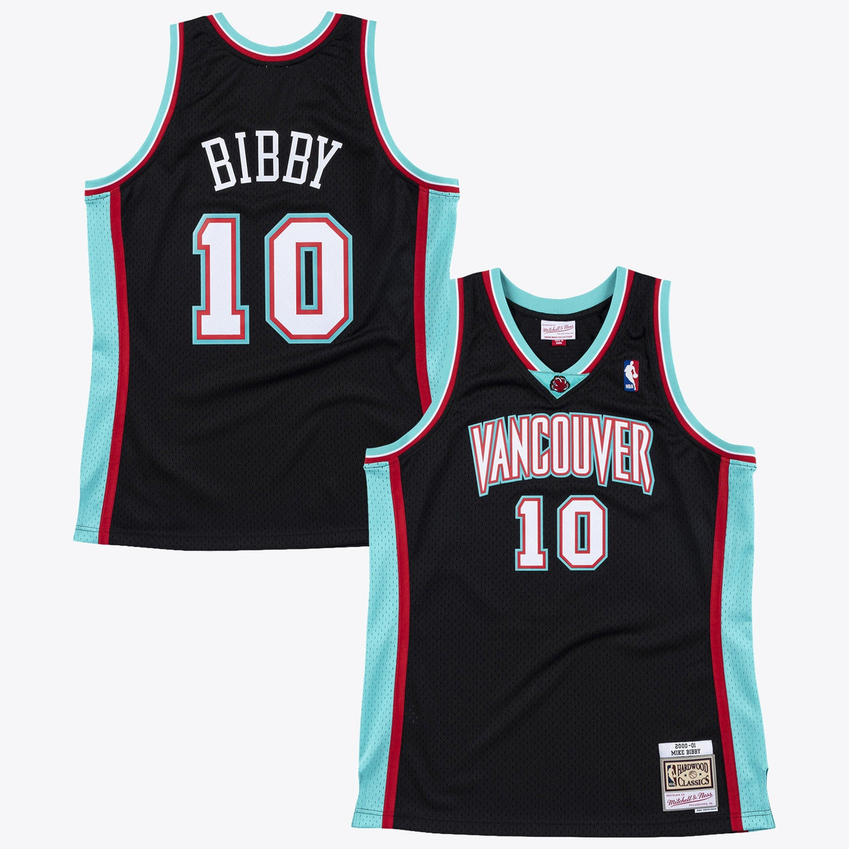 Mike Bibby Vancouver Grizzlies 2000 Authentic Swingman Jersey - Black product image 1, provided for visual reference and