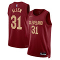 Jarrett Allen Cleveland Cavaliers Icon Edition Swingman Jersey - Maroon - Unisex product image 1, provided for visual
