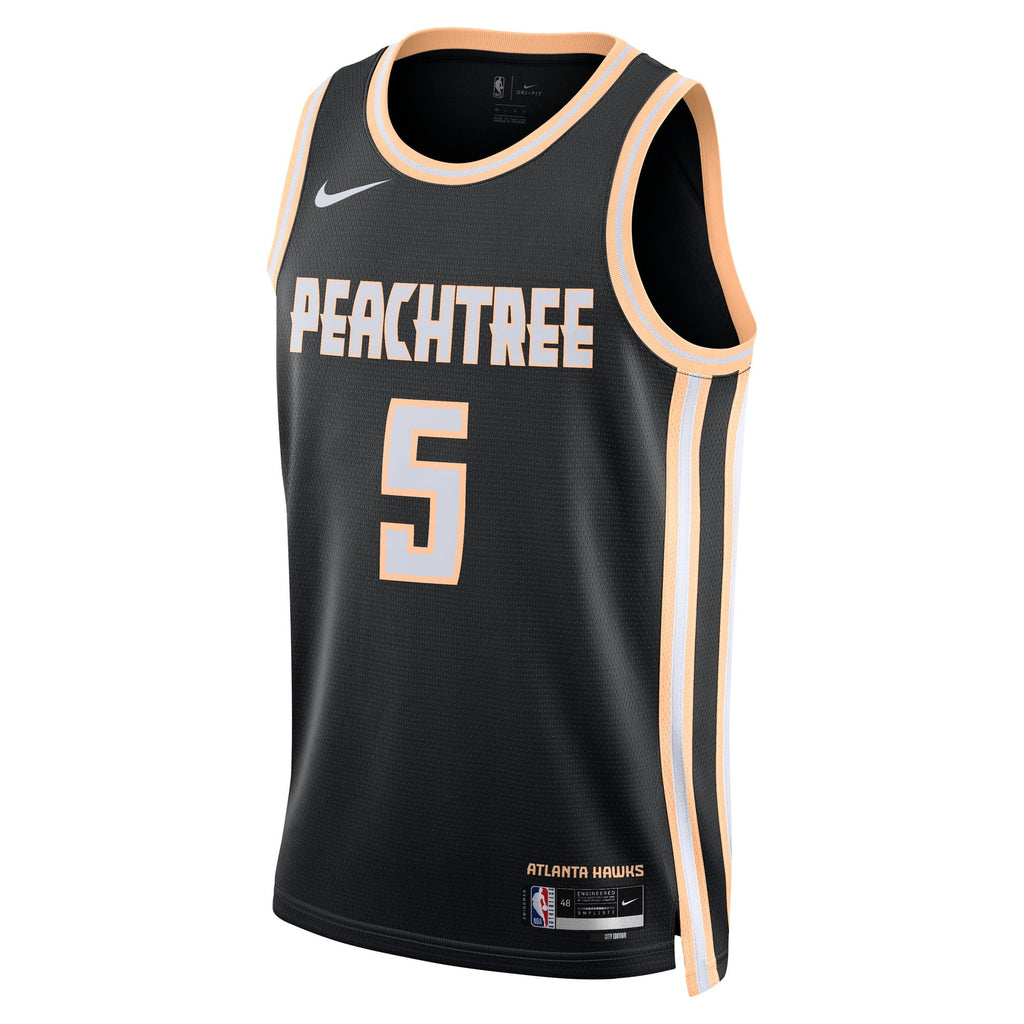 Dyson Daniels Atlanta Hawks 2025/26 City Edition Swingman Jersey - Black - Unisex product image 3, provided for visual