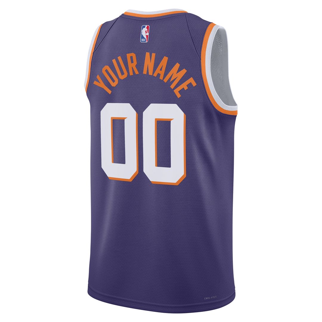 Phoenix Suns Nike Unisex Swingman Custom Jersey - Purple product image 3