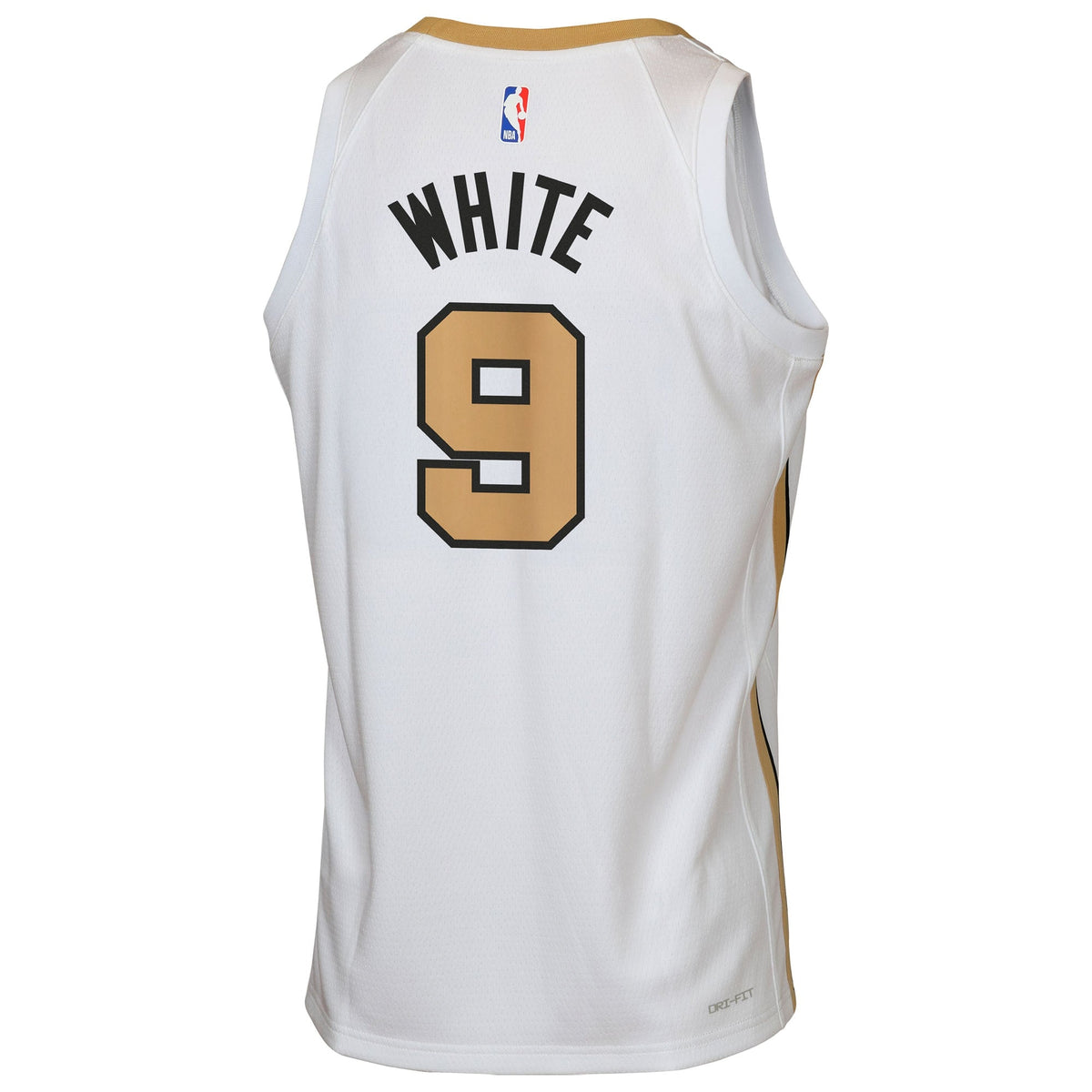 Derrick White Boston Celtics 2025/26 City Edition Swingman Jersey - White - Youth product image 4, provided for visual