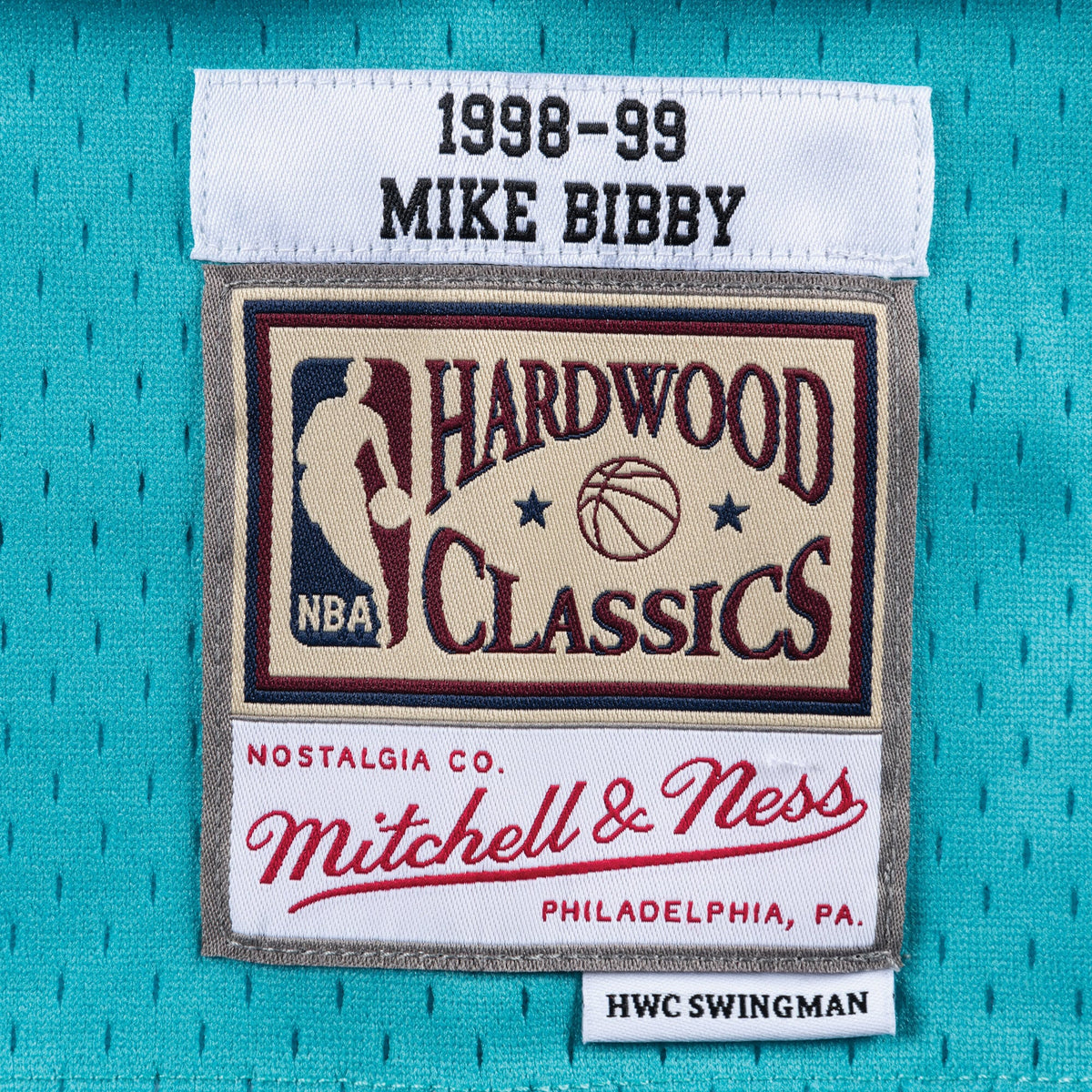 Mike Bibby Vancouver Grizzlies 1998-89 Swingman Jersey product image 4, provided for visual reference and product detail