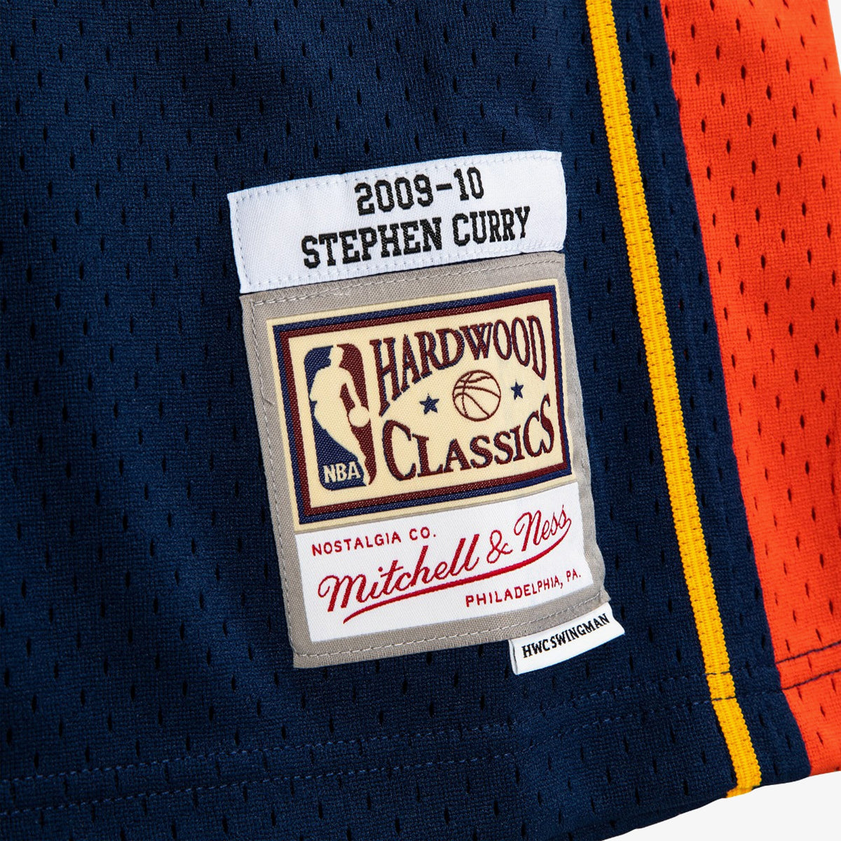 Stephen Curry Golden State Warriors 2009-10 Swingman Road Jersey product image 4, provided for visual reference and product