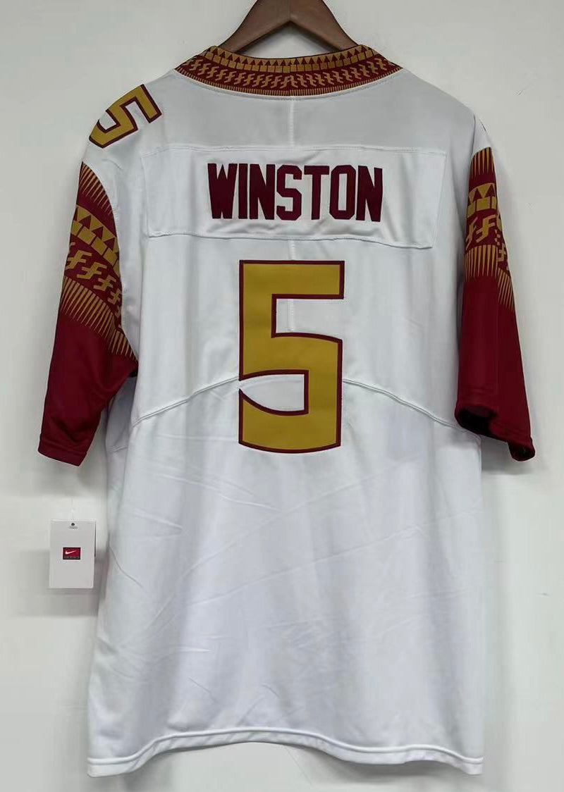 Jameis Winston Florida State Seminoles Jersey White gold product image 2