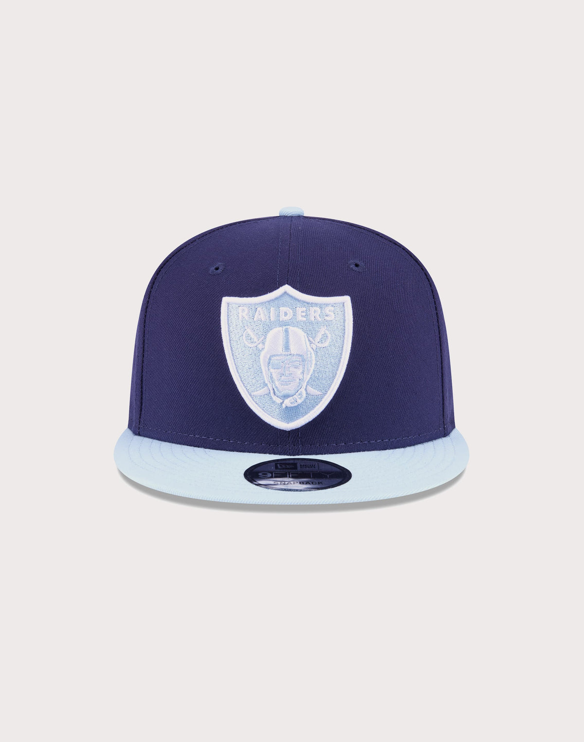 New Era Youth Las Vegas Raiders 2-Tone Color Pack 9FIFTY Snapback Hat-Navy/Light Blue product image 5, provided for visual