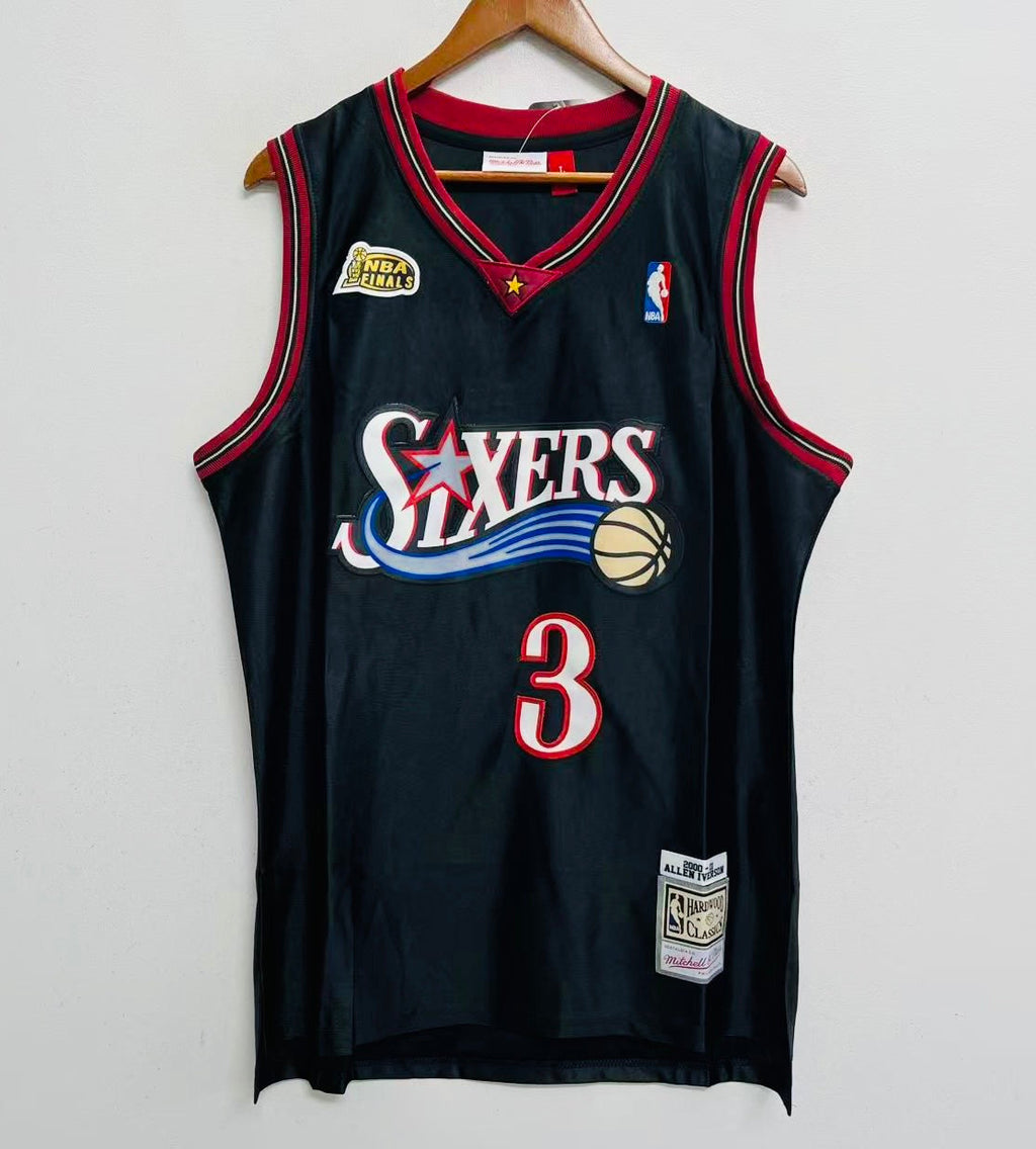 Allen Iverson Philadelphia 76ers Jersey Black Mitchell & product image 2