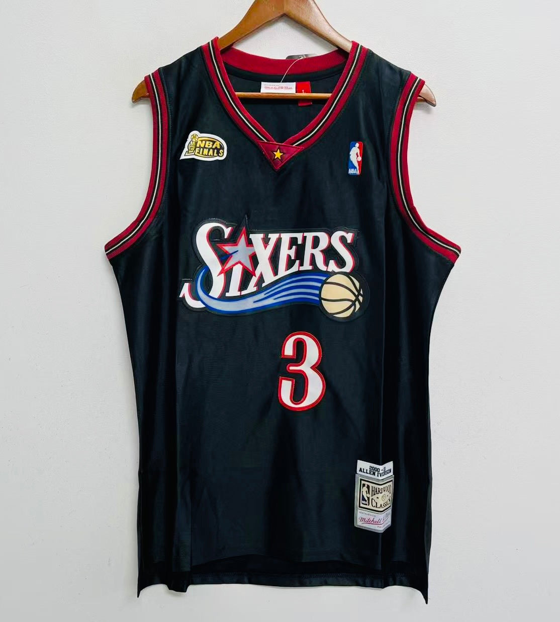 Allen Iverson Philadelphia 76ers Jersey Black Mitchell & product image 2