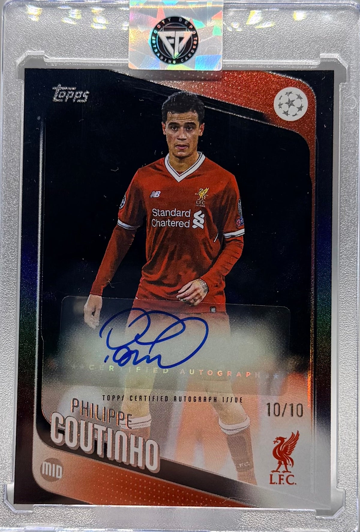 2025-26 Topps Flagship Ucc Phillip Coutinho Auto #/10 product image 1, provided for visual reference and product detail