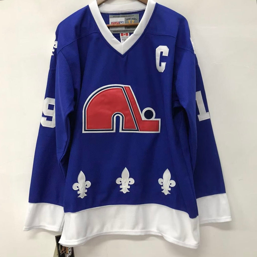 Joe Sakic Quebec Nordiques Official NHL Jersey CCM blue product image 3