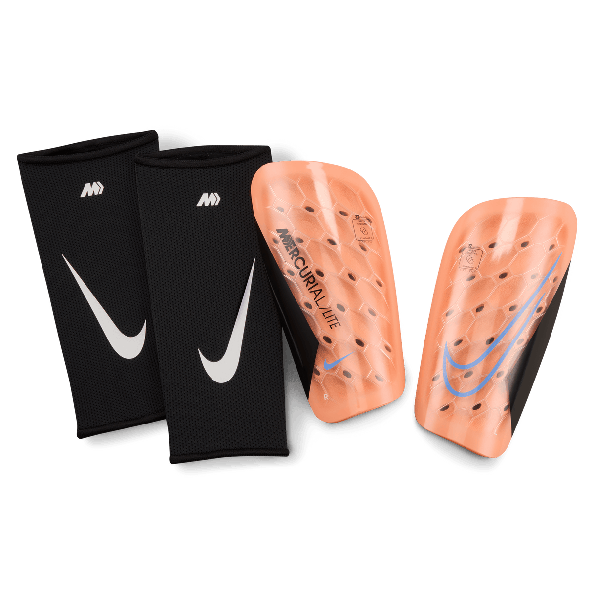 Nike Mercurial Lite Shinguard-Orange product image 1, provided for visual reference and product detail review